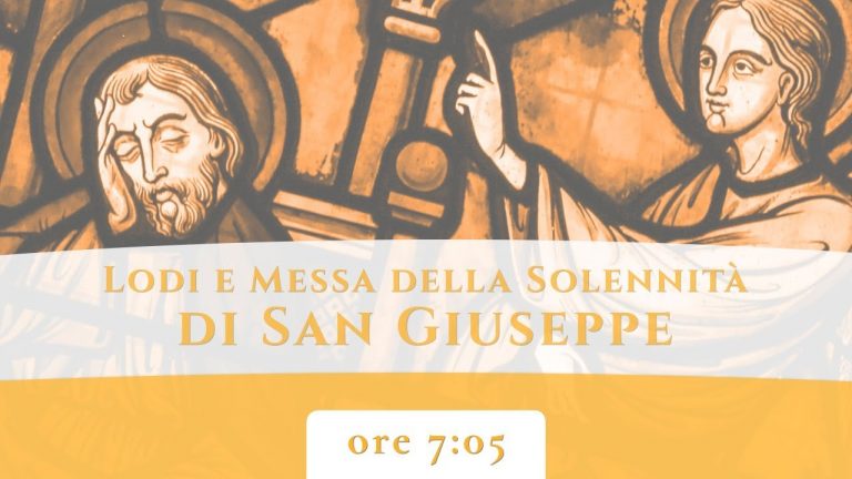 Solennità di S. Giuseppe, lodi e S. Messa in diretta su internet dal Convento San Domenico