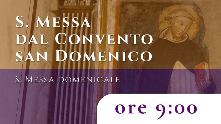 Messa domenicale del 22 marzo dal Convento San Domenico